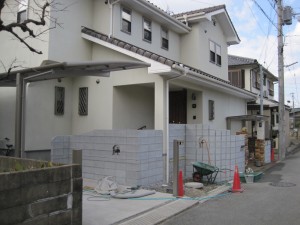 ナチュラルなクローズ外構 I様邸~高砂市~