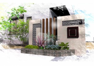 新居と一緒にお庭のデザインを (^o^)丿 Smile Garden D's