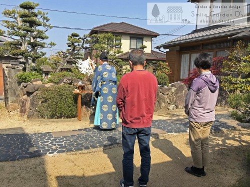 外構工事 祈祷 住吉神社