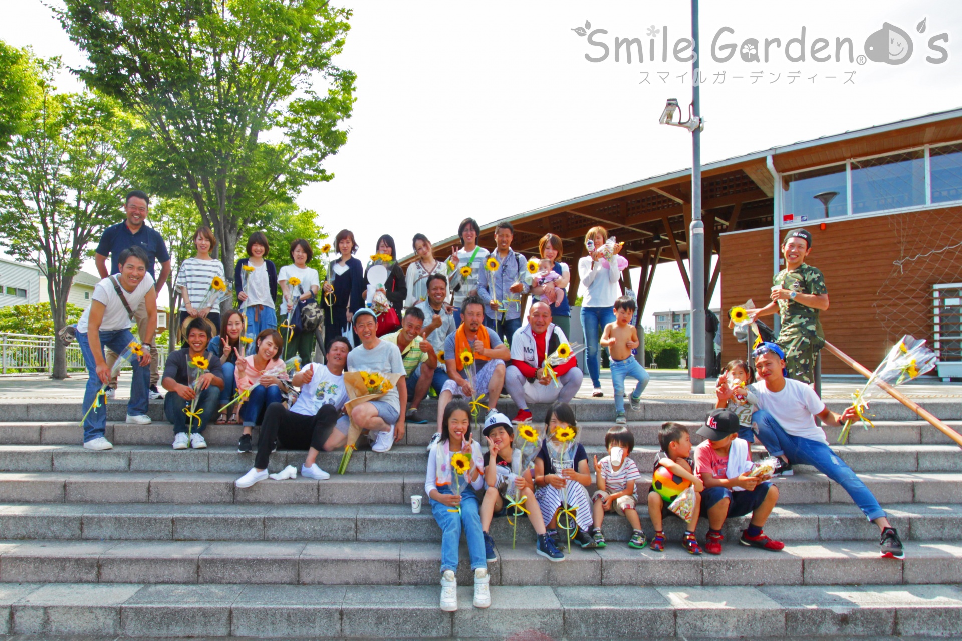 スマイルガーデン BBQ 集合写真