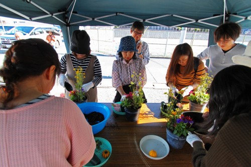 スマイルガーデンディーズ 明石市 イベント 寄せ植え