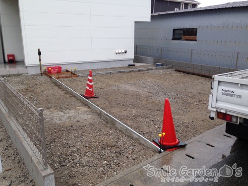 明石市 加古川市 播磨町 稲美町 庭 デザイン 伸縮目地