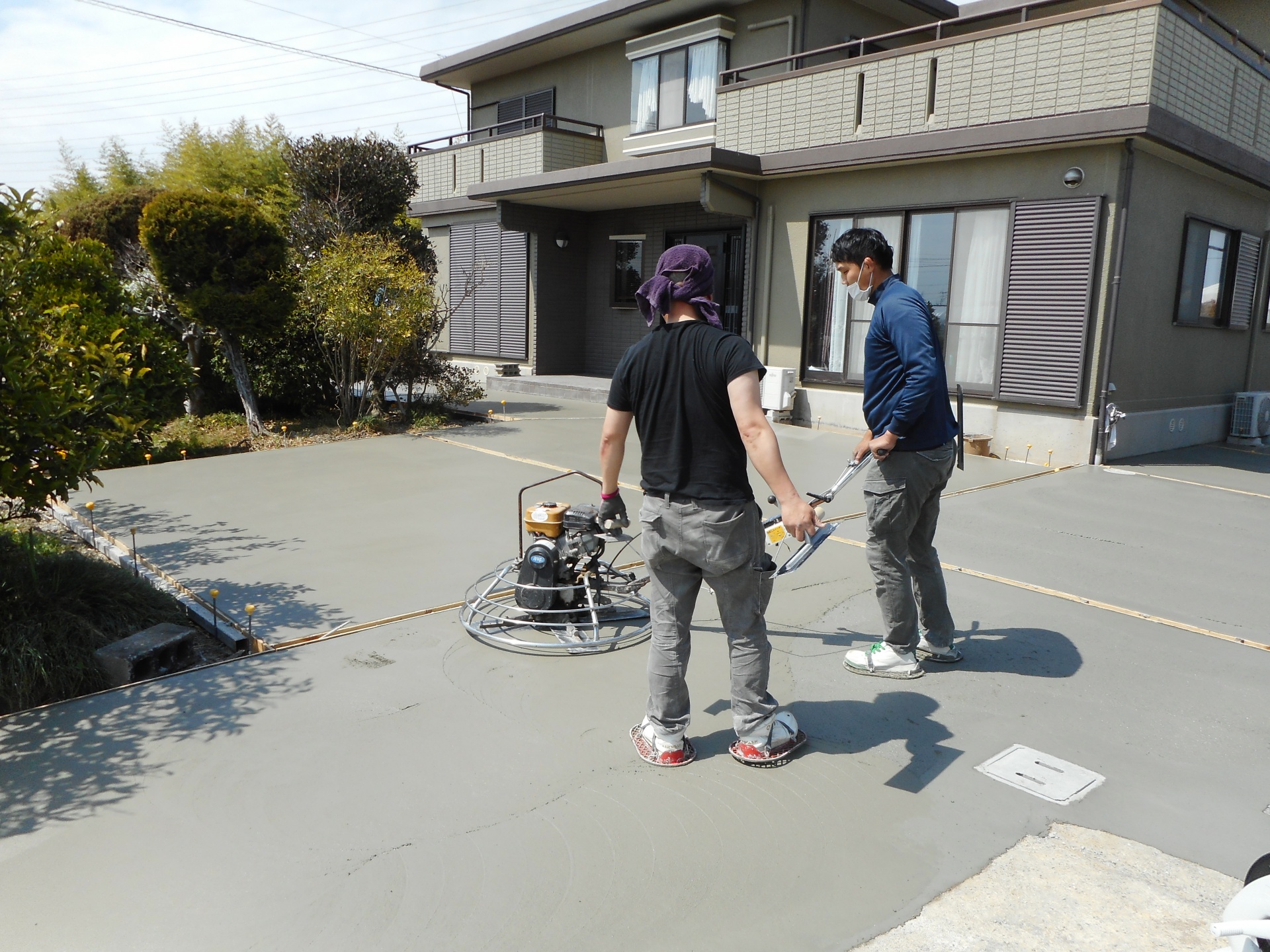 コンクリート 土間 駐車場