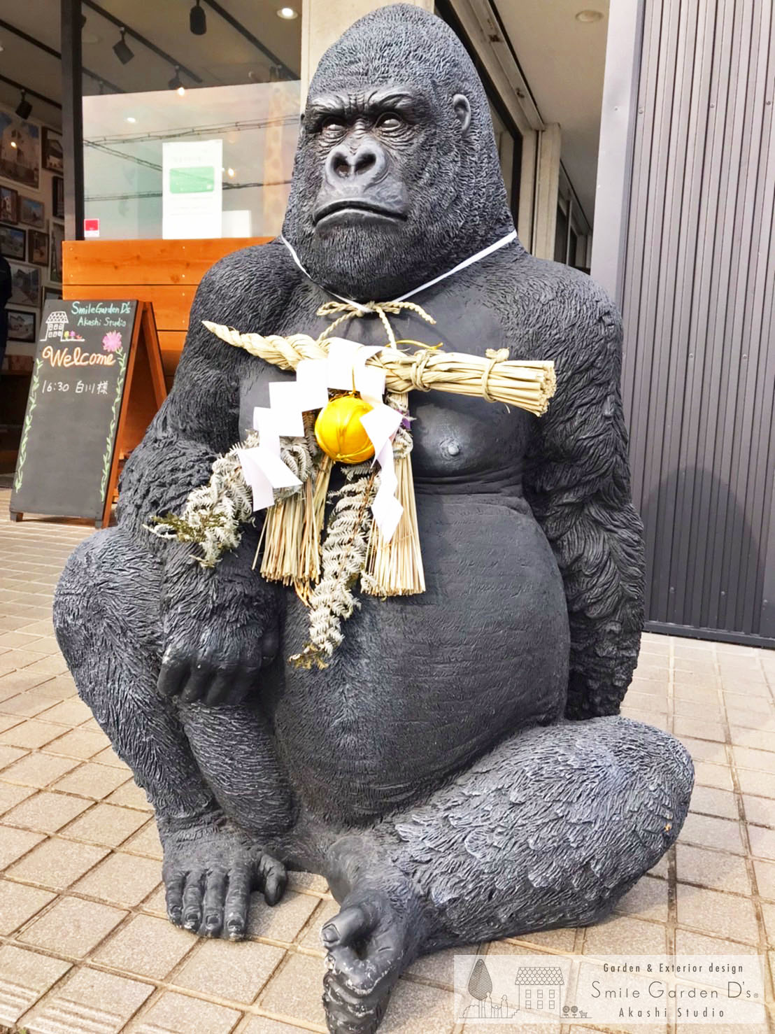 明石市新築外構 お庭リフォーム デザイン門柱
