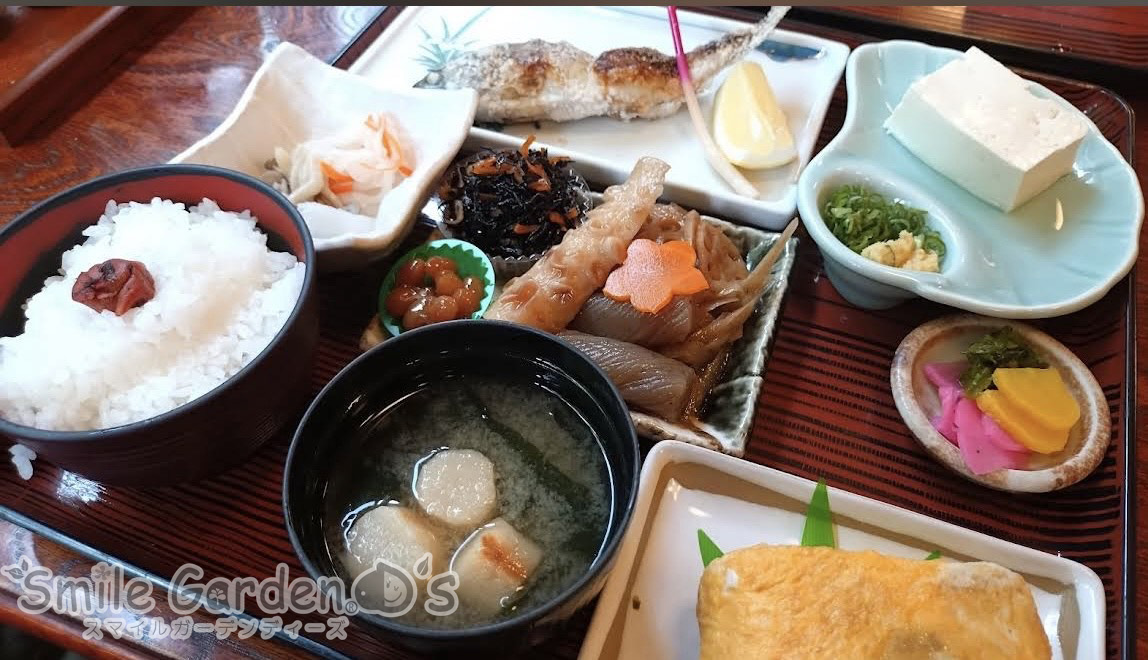 ランチ 川 天川村 鮎 豆腐 定食