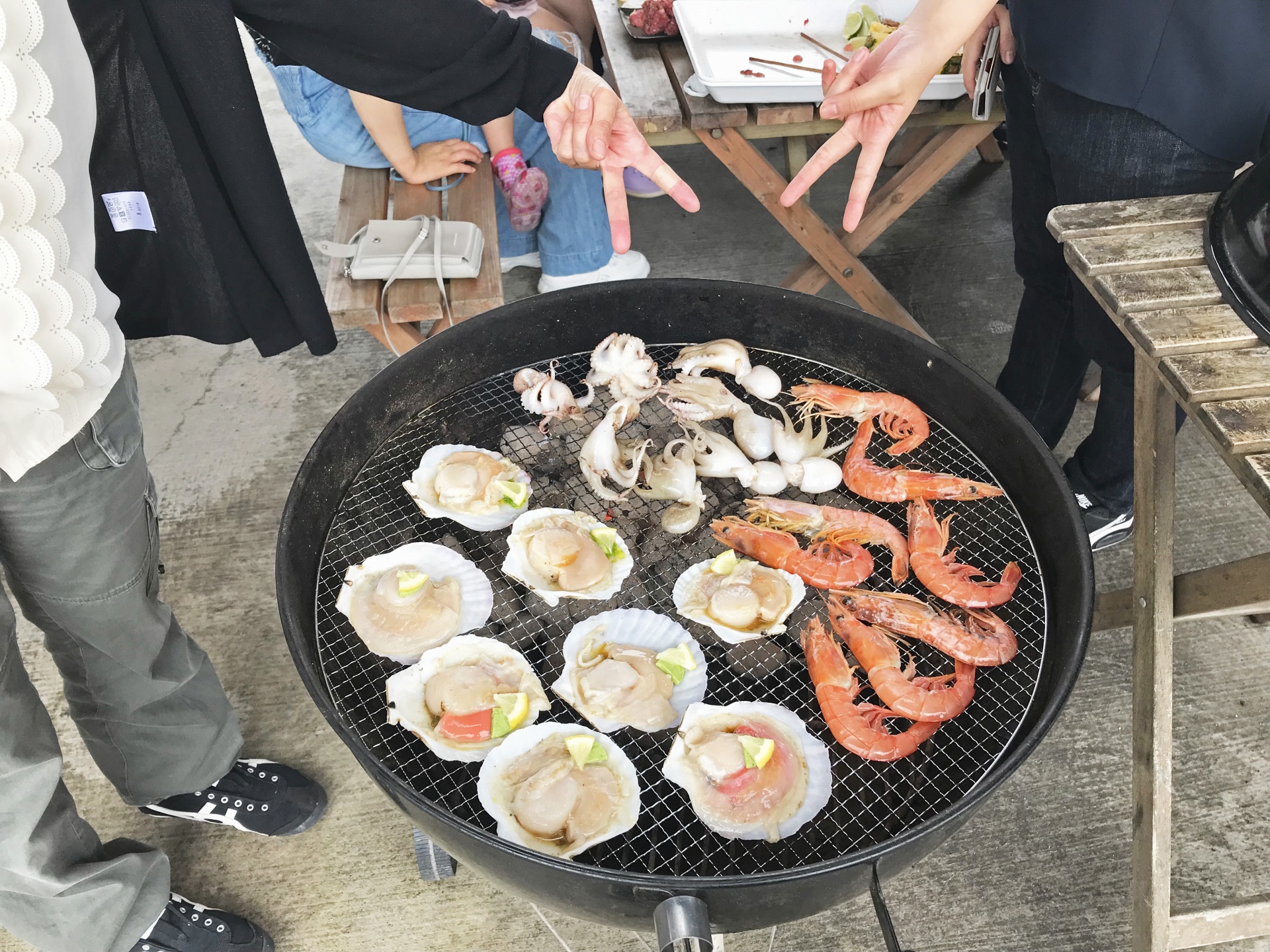 海鮮 海鮮焼き バーベキュー海鮮