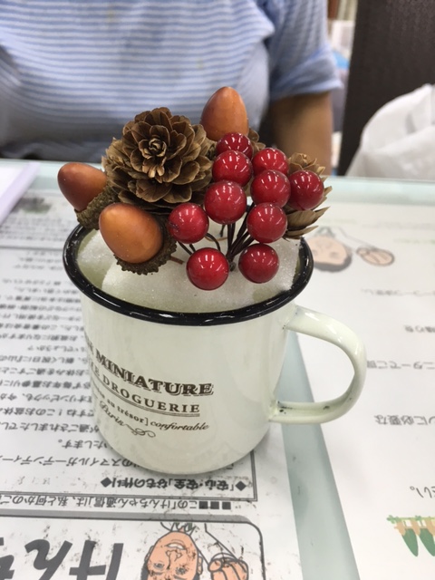 スマイルガーデン 加古川 明石 マグカップアレンジ
