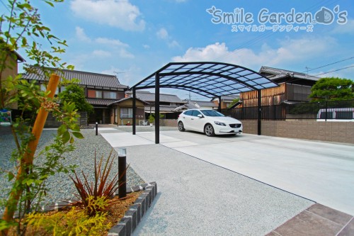花壇 カーポート シンプル
