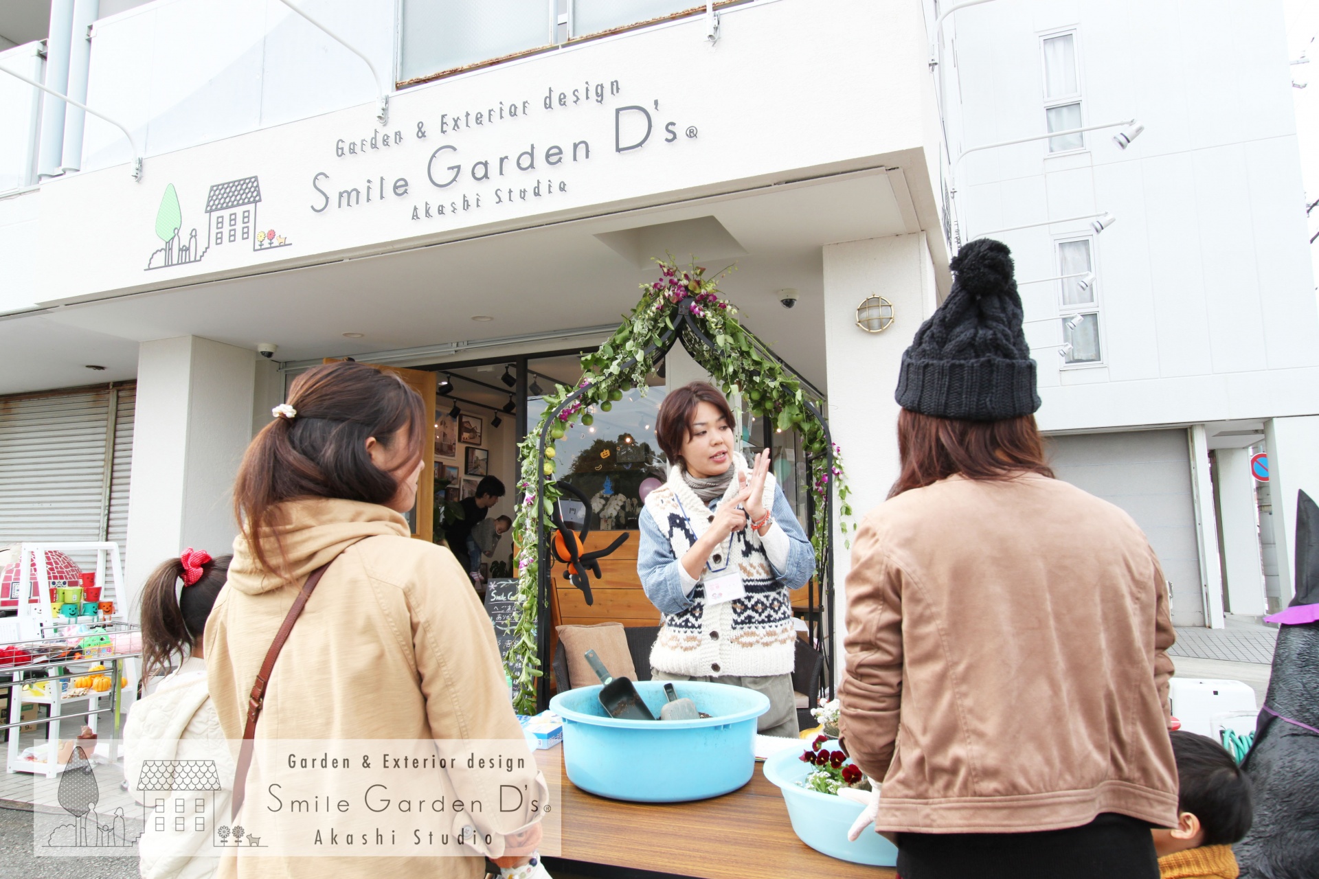OB様感謝祭 スマイルガーデンディーズ 寄せ植え教室