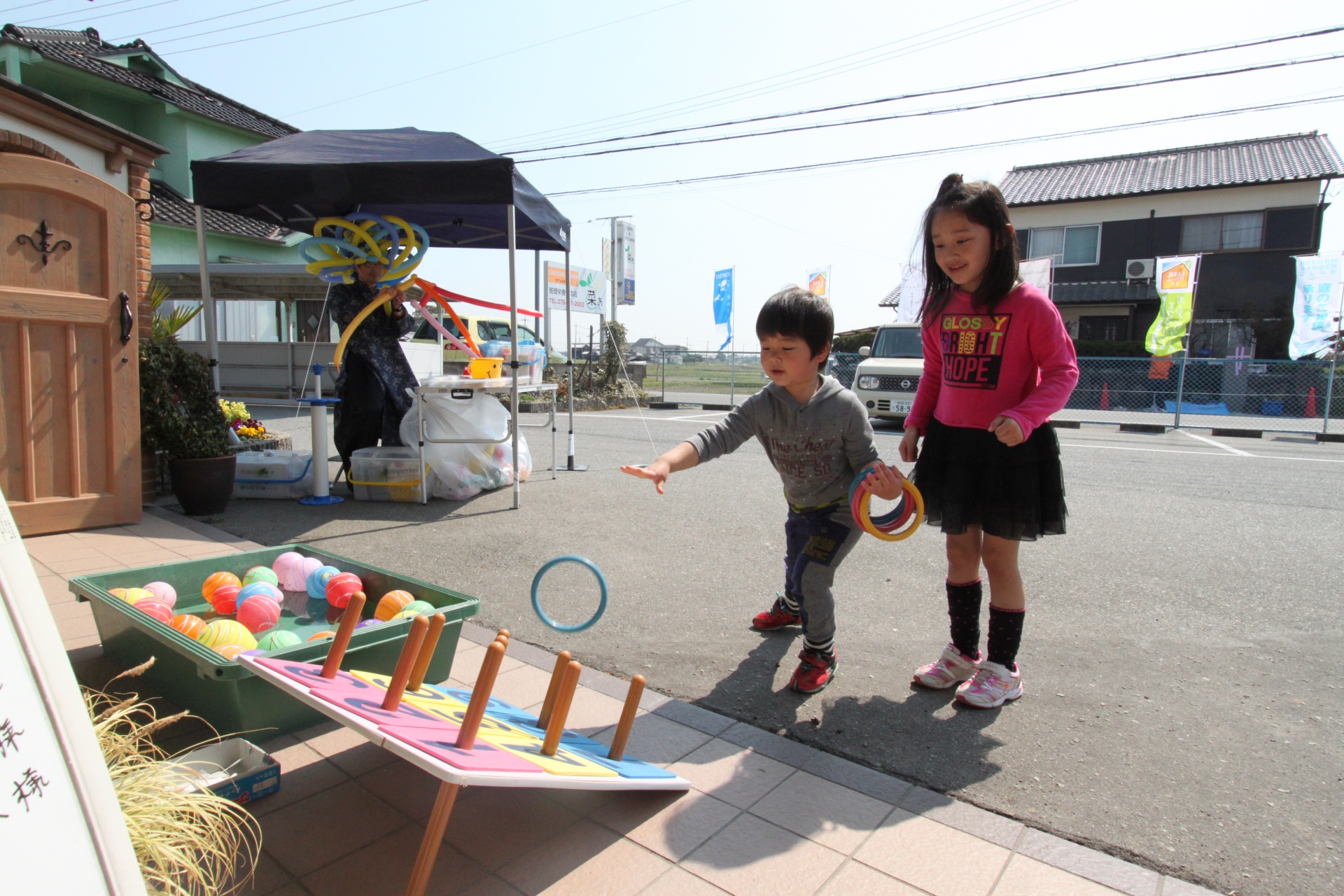 お子様輪投げ