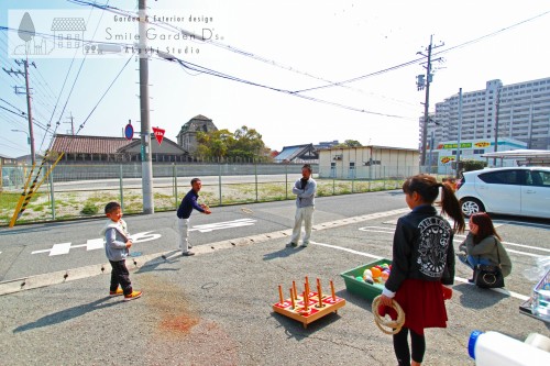 スマイルガーデン 松陰 イベント 輪投げ 職人のターン